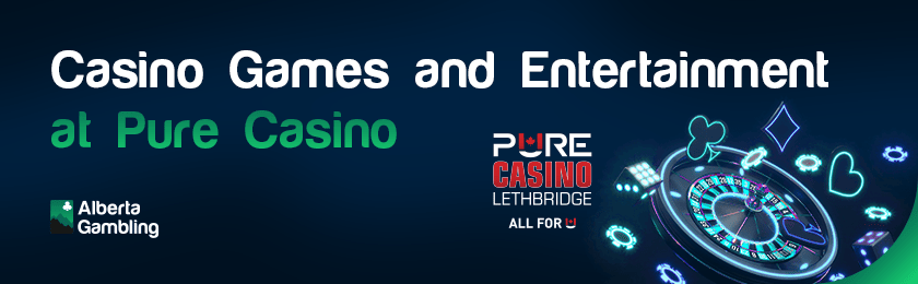 Some casino gaming items for games and entertainment at Pure Casino